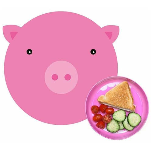 Коврик и миска Doiy Design Hungry Mats pig набор doiy узнай что то новое об искусстве