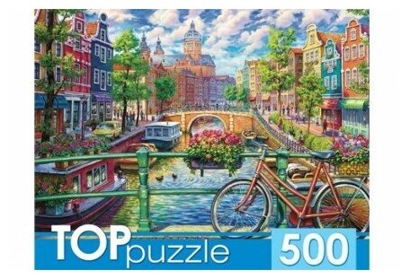 Пазл TOP puzzle Мосты Амстердама 500деталей (ХТП500-4223)