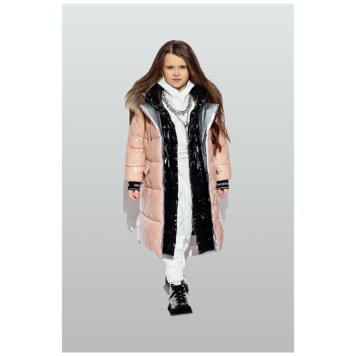 фото Пальто зимнее для девочки (размер: 116), арт. зс-917 роз., цвет розовый g'n'k
