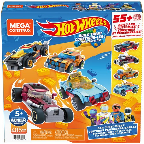 Конструктор Mega Construx Hot Wheels GVM13, 485 дет. конструктор mega construx hot wheels gvm13 485 дет