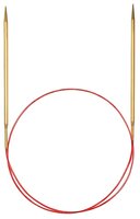 Спицы круговые позолоченные с удлиненным кончиком, №2,25, 50 см №2,25 ADDI 755-7/2.25-50