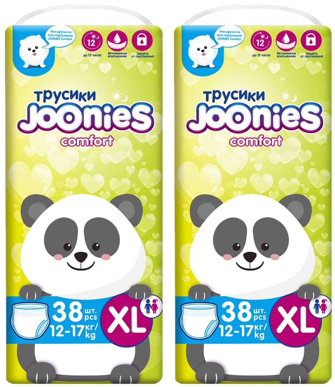 Joonies трусики Comfort XL (12-17 кг), 76 шт.