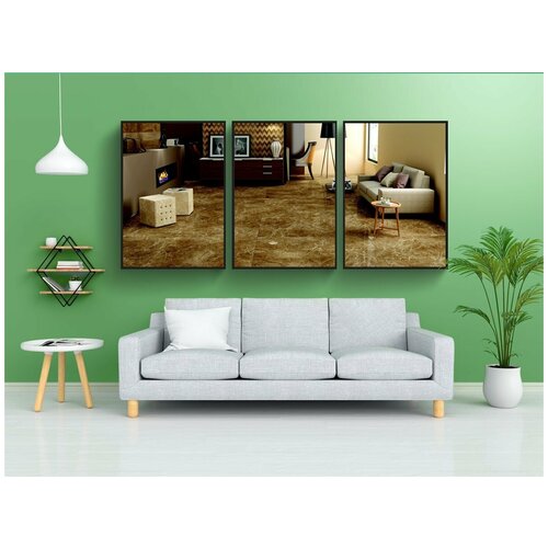 фото Набор модулных постеров для интерьера "simpolo, индия, morbi" 60x90 см. в тубусе, без рамки lotsprints