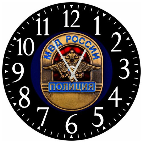 фото Svs настенные часы svs 4002354 мвд россии