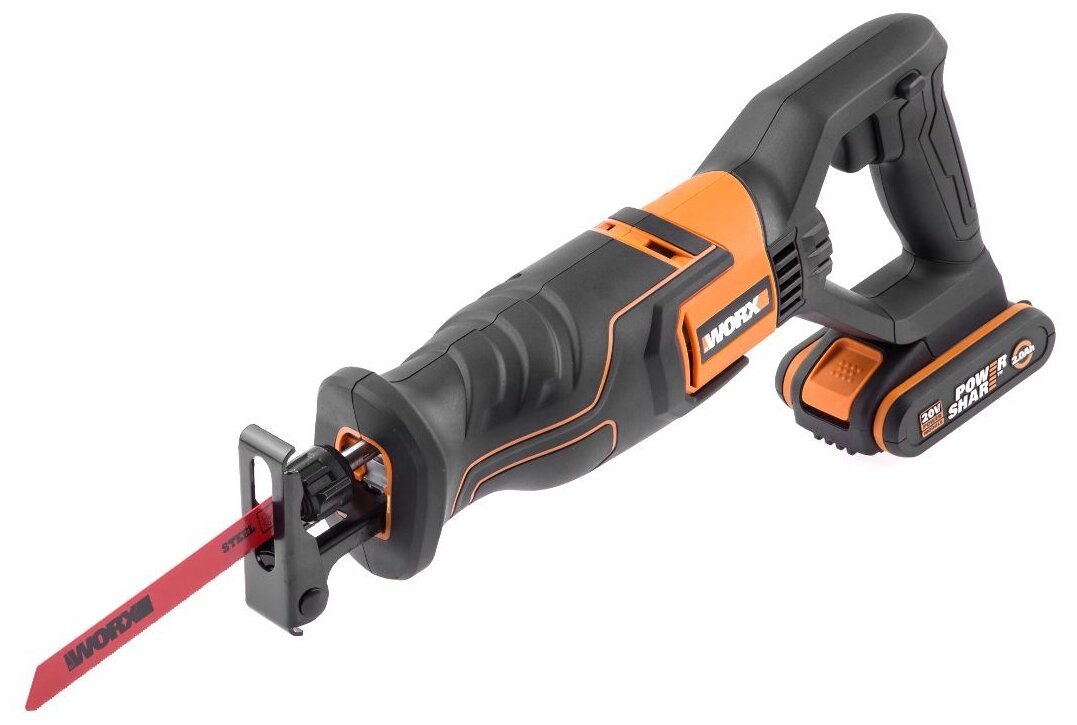 Пила сабельная аккумуляторная + сумка Worx WX500