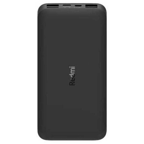 Мобильный аккумулятор Xiaomi Redmi Power Bank PB100LZM Li-Pol 10000mAh 24A24A черный 2xUSB 334000₽