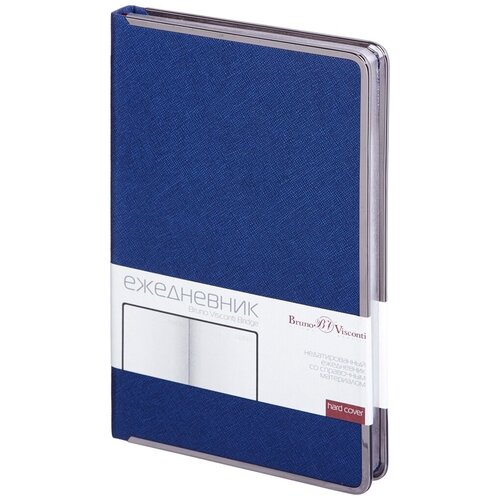 Купить Ежедневник Bruno Visconti А5, 125*208, 136 листов, Bridge, синий