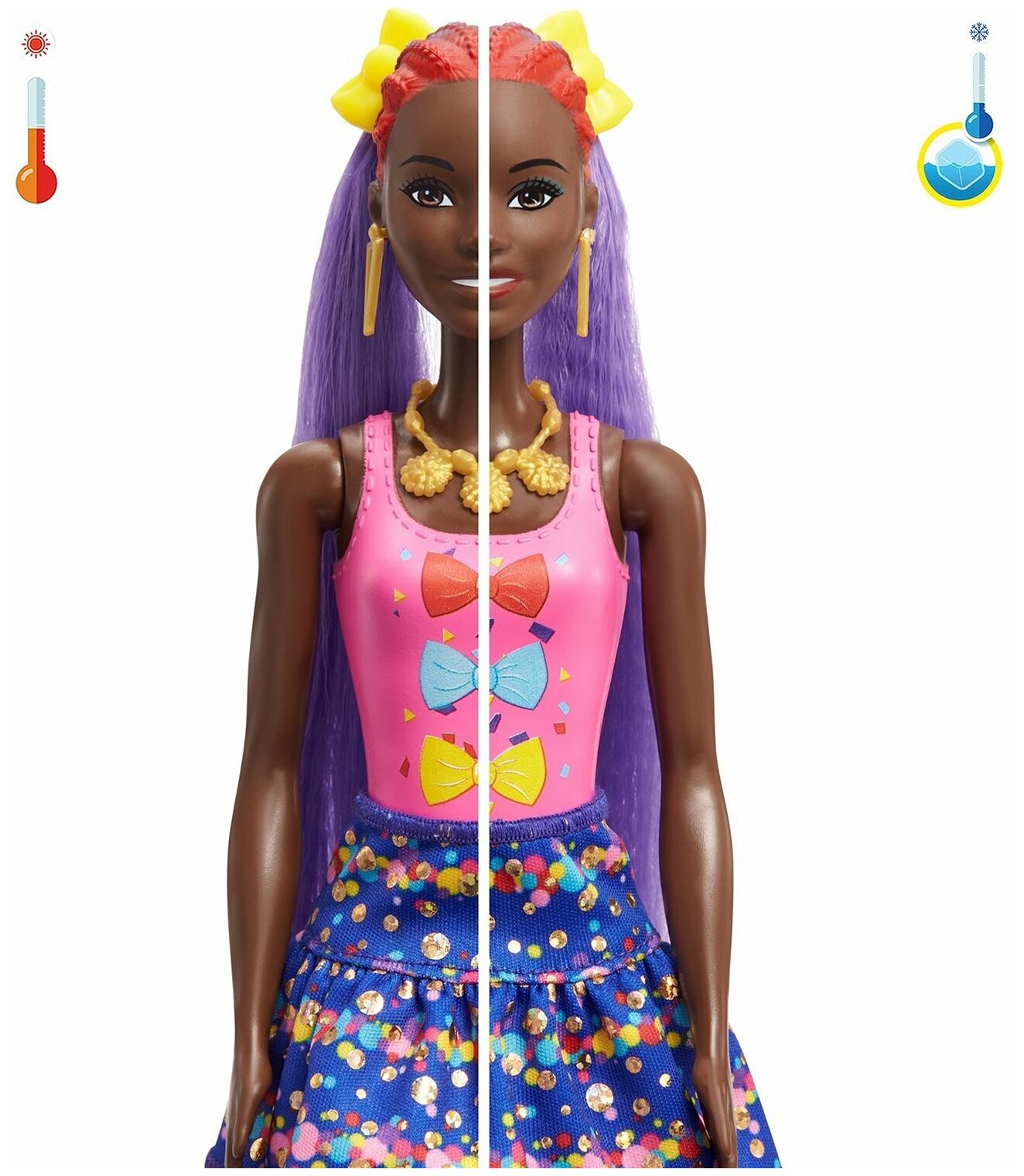 Barbie Кукла-сюрприз из серии Блеск: Сменные прически, в непрозрачной упаковке - фото №6