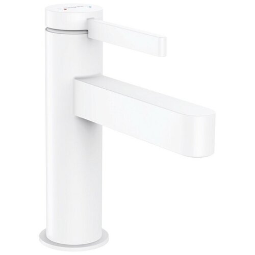 фото Смеситель hansgrohe hg finoris для раковины push-open 76010700 белый матовый