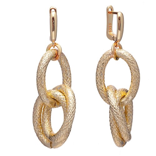 Серьги цепочки MARI JOO, золотистый