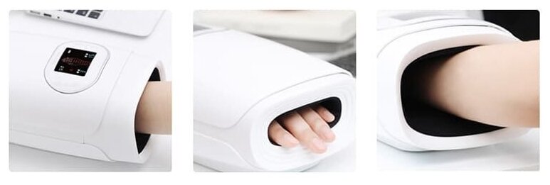 Вакуумный компрессионный массажер Xiaomi PMA KULAX Graphene Mouse Hand Massager (PMA-C20), белый, 1 уп., CN - фото №8