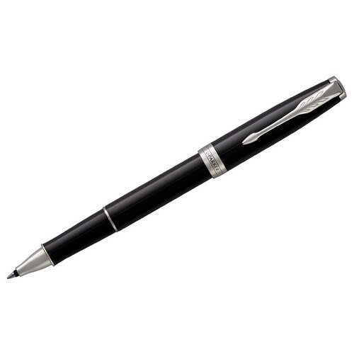 parker ручка роллер sonnet core t526 1931511 1 шт Ручка-роллер Parker Sonnet Black Lacque СT черная, 0,8мм, подарочная упаковка