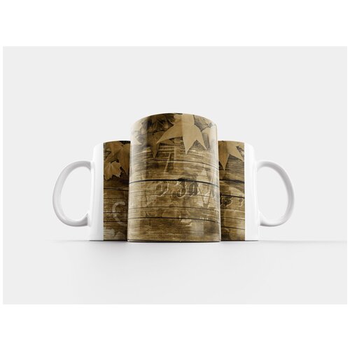 фото Кружка "доска объявлений, октоберфест, древесина" 320 мл lotsprints