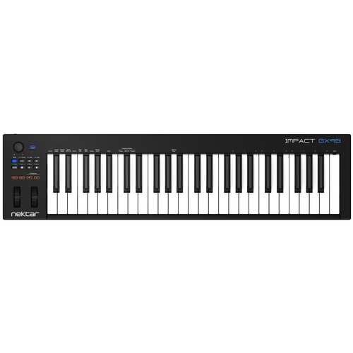 Nektar Impact GX49 USB MIDI клавиатура, 49 клавиш аудиоинтерфейс nektar midiflex4