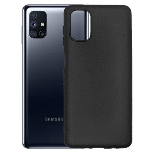 фото Матовый чехол mattecover для samsung galaxy m51 m515 силиконовый черный