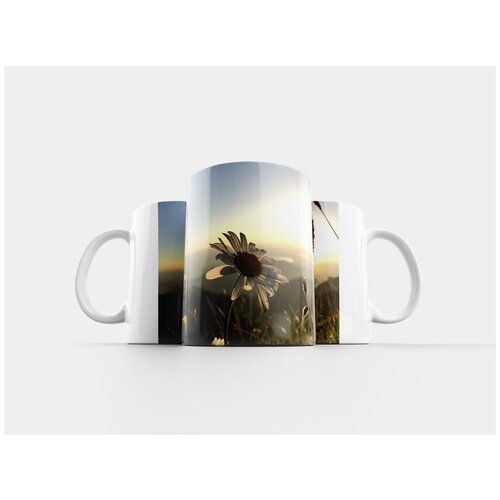 фото Кружка "гора, цветок, летом" 320 мл lotsprints