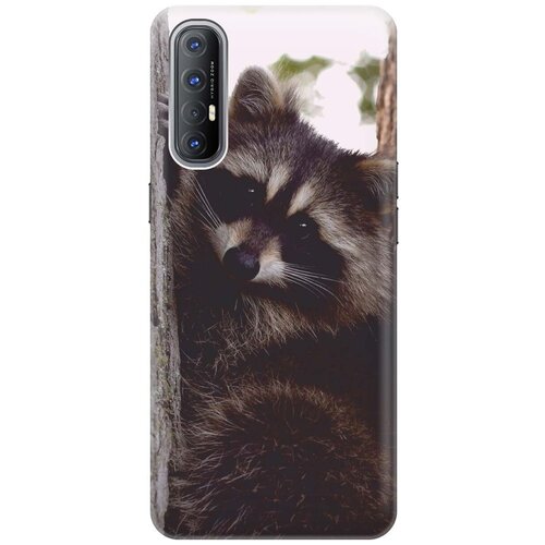 фото Cиликоновый чехол на oppo reno3 pro / оппо рено3 про с принтом "енотик" gosso