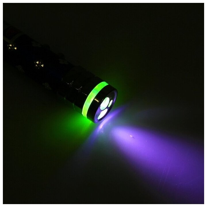 Лазер на карабине с фонариком, цвет микс - фотография № 4