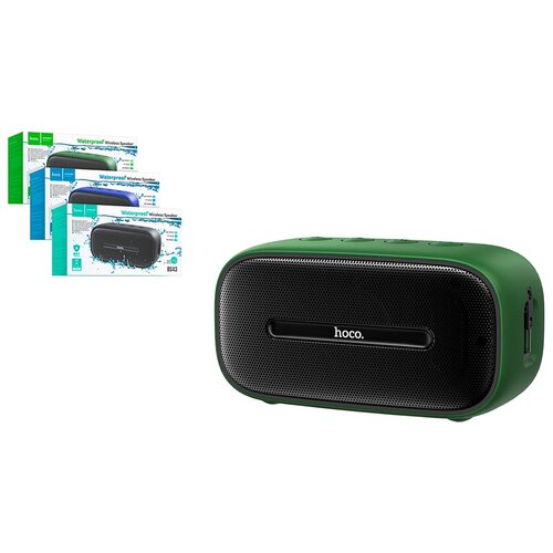 Портативная беспроводная акустика HOCO BS43 Cool sound sports wireless speaker цвет зеленый 115600₽