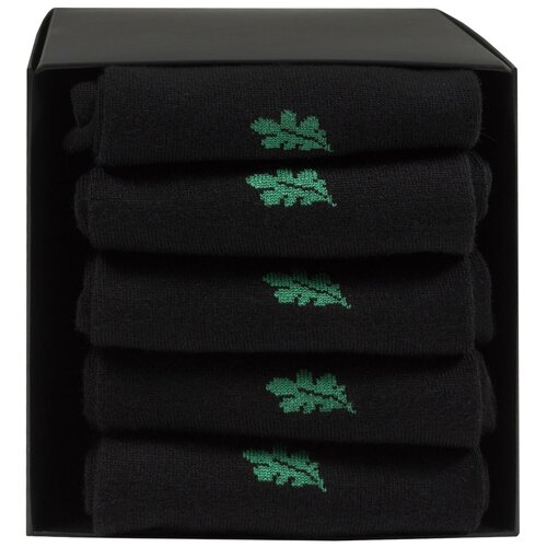 фото Набор из 5 пар мужских бамбуковых носков (тм grinston socks) черные, размер 29