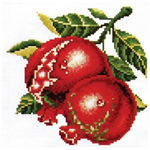 фото Набор спелый гранат вышивка крестом 24х25 белоснежка 739-14