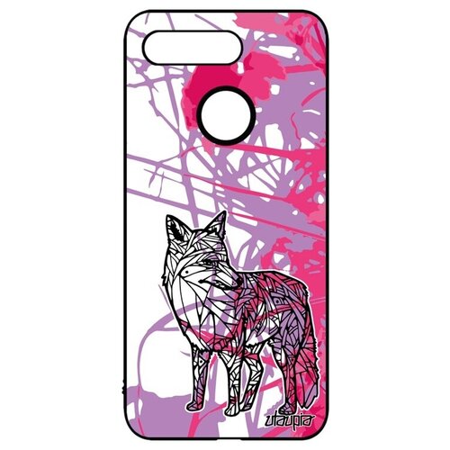 фото Защитный чехол на телефон // honor v20 / view 20 // "лиса" стиль лисица, utaupia, розовый