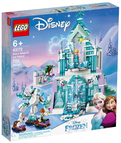 Конструктор LEGO Disney Princess 43172 Волшебный ледяной замок Эльзы, 701 дет.