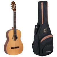 Классическая гитара (Массив Кедра) полноразмерная с узким грифом, Ortega - Family Series Pro с чехлом