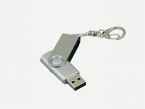 Изображение товара Флешка для нанесения Квебек (128 Гб / GB USB 3.0 Серебро/Silver 030 Флеш-карта Брелок)