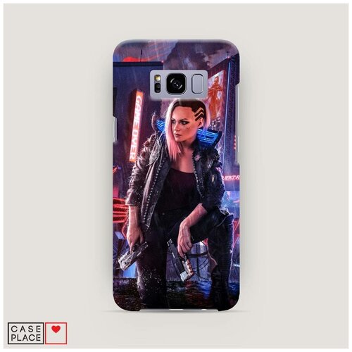 фото Чехол пластиковый samsung galaxy s8 ви девушка case place