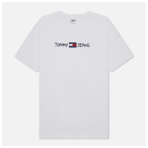 фото Мужская футболка tommy jeans linear written logo
