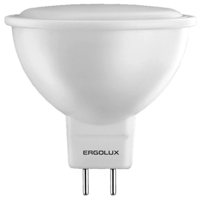 Электрическая светодиодная лампа Ergolux LED-JCDR-7W-GU5.3-6K JCDR 7Вт GU5.3 6500K 172-265В 12881