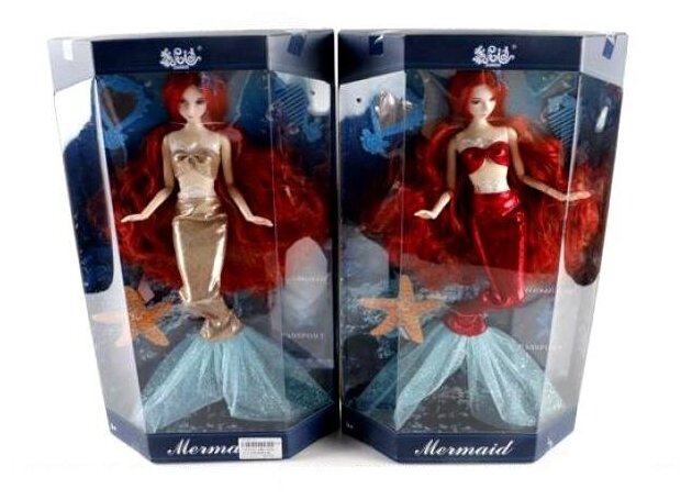 Кукла шарнирная Наша Игрушка Русалка, 29 см, 4 предмета