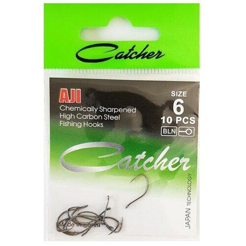 Крючок Catcher AJI Size 6 (3 пакетика)