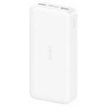 Аккумулятор Xiaomi Redmi Power Bank Fast Charge 20000 mAh, белый - изображение