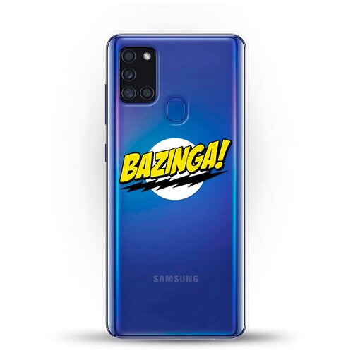 фото Силиконовый чехол шелдон на samsung galaxy a21s andy & paul