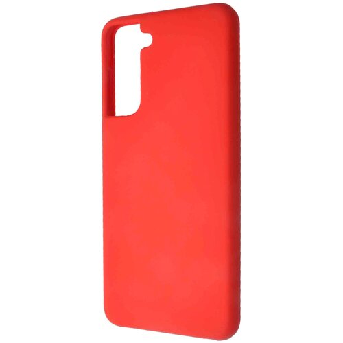 фото Чехол-накладка для samsung g991f s21 silicone case nl op красный (1)