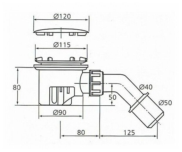 Сифон Ideal Standard Tempoplex K7817AA - фотография № 1