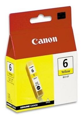 Картридж струйный Canon BCI-6Y 4708A002 желтый оригинальный