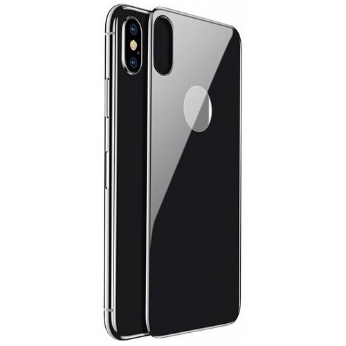 Защитное стекло iPhone X Baseus Glass Film Space gray заднее 0.3mm