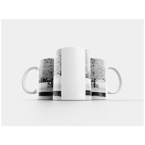 фото Кружка "зима, дерево, снег" 320 мл lotsprints