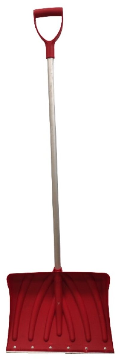 Лопата для снега GLQ -85AL с алюминиевым черенком (размеры: 450х330х1380 мм)