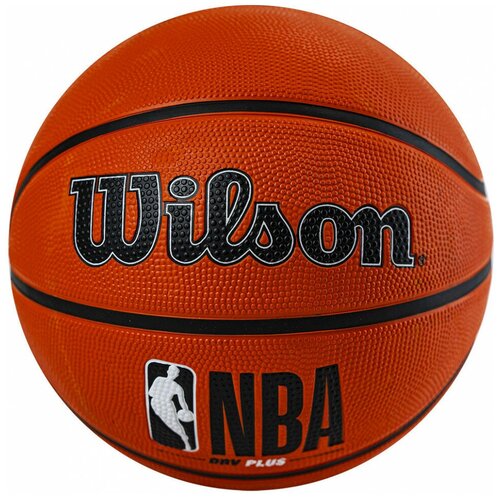 фото Мяч баскетбольный wilson nba drv plus, арт.wtb9200xb05 р.5, резина, бутил.камера, оранжевый