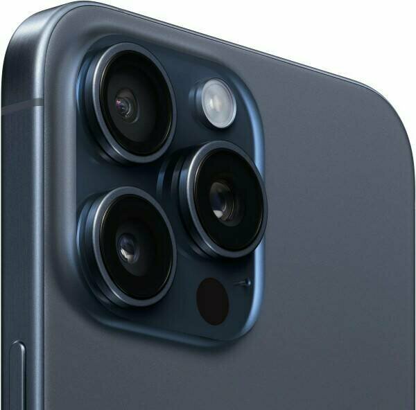Смартфон Apple iPhone 15 Pro 256 ГБ, Dual: nano SIM + eSIM, черный титан — фото 1