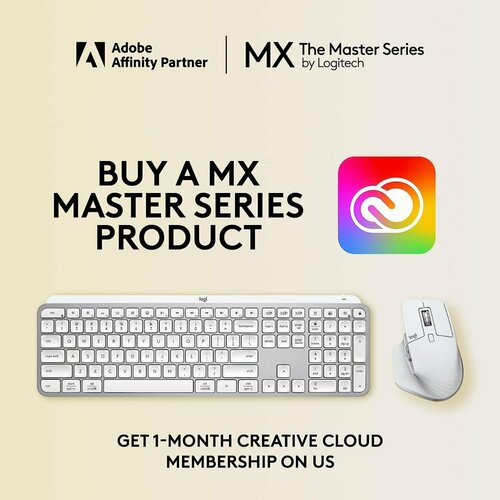 бесшумная клавиатура logitech mx keys s en ru мышка logitech mx master 3s комплект белый цвет Бесшумная клавиатура Logitech MX Keys S EN/RU + мышка Logitech Mx Master 3S - Комплект - Белый цвет