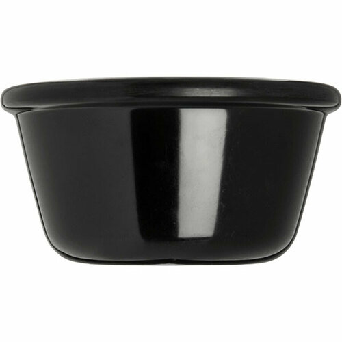 Набор из 6 соусников круглый 8.5х8.5х4.5 см. 120 мл, черный, пластик, Carlisle, S28303/S28503