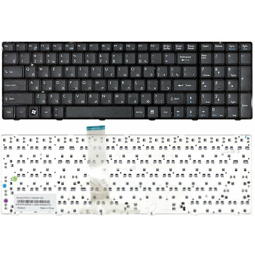 клавиатура для msi ge60 ge70 с креплениями p n v123322ck1 v139922bk1 v139922ck1 s1n 3eru281 sa0 Клавиатура для MSI MS-16F3 черная с рамкой