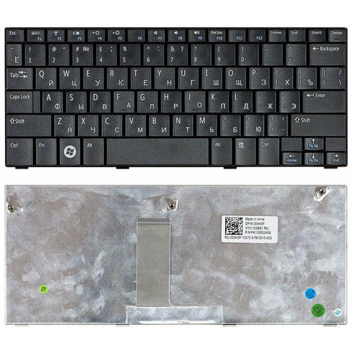 Клавиатура для Dell V101102BS PK130831A00 черная клавиатура для ноутбука dell v101102bs pk130831a00 черная