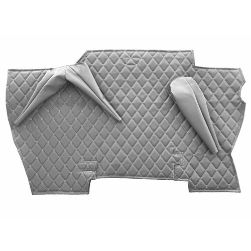 Коврик КПП УАЗ 452 Буханка 3 рычага декоративный серый ромб 2222₽