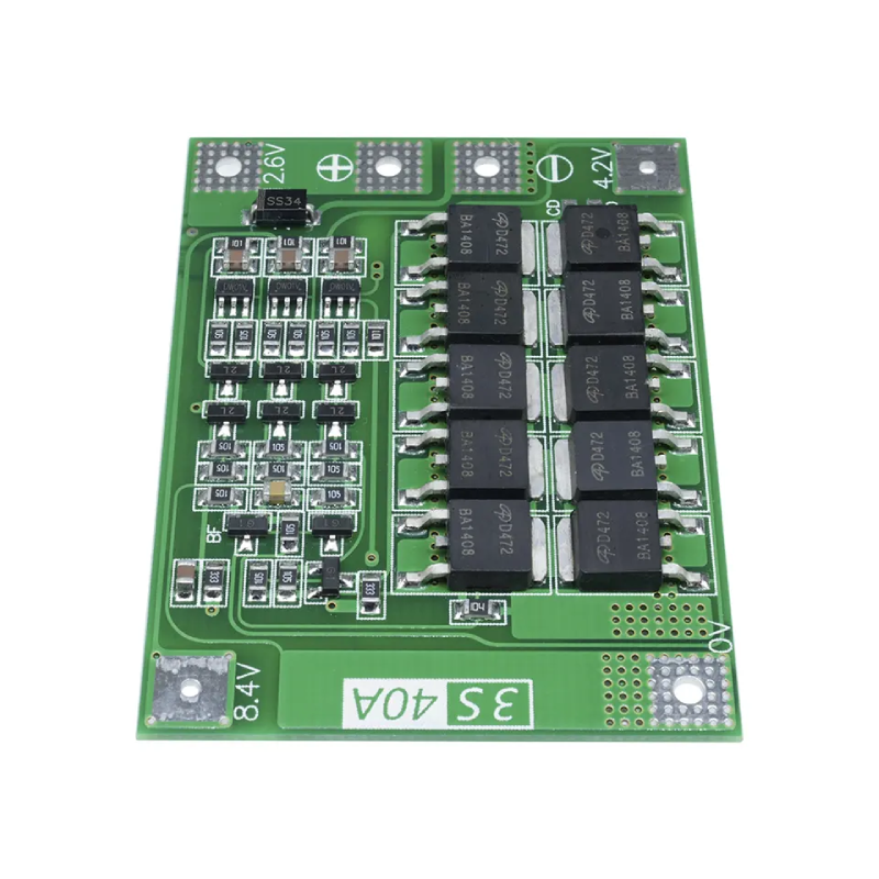 BMS 3S 40A модуль контроля заряда / разряда для Li-Ion аккумуляторов 12.6 V (с защитой от перезарядки)